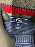 IZOD 100% Cotton Solid Blue Pullover Sweater Size 8 - photo 3