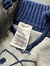 Nautica 100% Cotton Argyle Blue Pullover Sweater Size 5 - photo 3