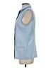 Shein 100% Polyester Blue Sleeveless Blouse Size 2 - photo 5