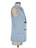 Shein 100% Polyester Blue Sleeveless Blouse Size 2 - photo 4