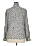 Tahari by ASL 100% Polyester Tweed Silver Long Sleeve Blouse Size XL - photo 2