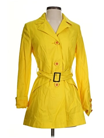 Black Rivet Raincoat (view 1)