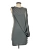Zara Solid Gray Cocktail Dress Size S - photo 1