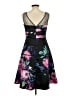 Aidan Mattox 100% Polyester Floral Black Cocktail Dress Size 10 - photo 2