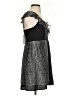 BCBGeneration 100% Polyester Houndstooth Black Casual Dress Size 4 - photo 4