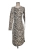 Chaser Animal Print Gray Casual Dress Size S - photo 1