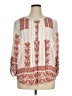 Pale Sky 100% Rayon Ivory Long Sleeve Blouse Size XL - photo 1