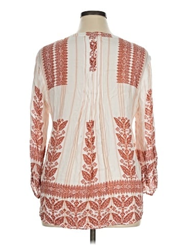 Pale Sky Long Sleeve Blouse (view 2)