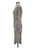 Chaser Animal Print Gray Casual Dress Size S - photo 5