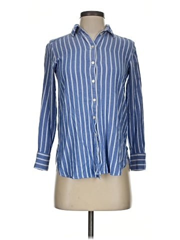 Ann Taylor LOFT Long Sleeve Button-Down Shirt (view 1)