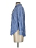 Ann Taylor LOFT 100% Rayon Stripes Blue Long Sleeve Button-Down Shirt Size XS - photo 5