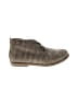 Bass Chevron-herringbone Checkered-gingham Plaid Multi Color Brown Ankle Boots Size 6 1/2 - photo 1