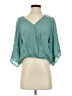 BCX Teal 3/4 Sleeve Blouse Size XS - photo 1