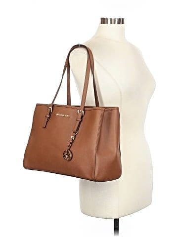 MICHAEL Michael Kors Leather Tote (view 2)