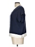 Matty M Blue Short Sleeve Blouse Size L - photo 5