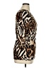 Assorted Brands Animal Print Brown 3/4 Sleeve Blouse Size XL (estimated) - photo 4