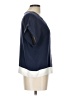 Matty M Blue Short Sleeve Blouse Size L - photo 4