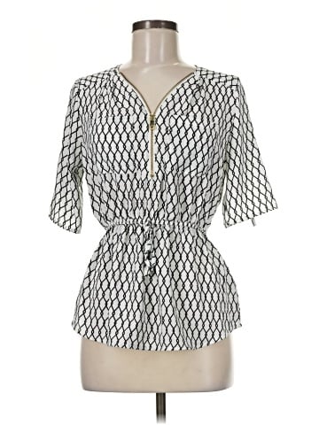 J for Justify Short Sleeve Blouse (view 1)