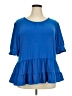 CeCe Blue 3/4 Sleeve Blouse Size XXL - photo 1