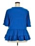 CeCe Blue 3/4 Sleeve Blouse Size XXL - photo 2
