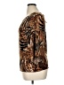 DressBarn Animal Print Brown 3/4 Sleeve Top Size 1X (estimated) - photo 5