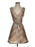 Lovers + Friends 100% Polyester Chevron-herringbone Tan Cocktail Dress Size XS - photo 1