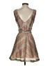 Lovers + Friends 100% Polyester Chevron-herringbone Tan Cocktail Dress Size XS - photo 2