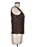 Rave Brown Sleeveless Blouse Size M - photo 4