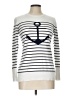 Nautica 100% Cotton White Pullover Sweater Size L - photo 1