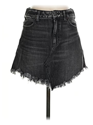 We the Free Denim Skirt (view 1)