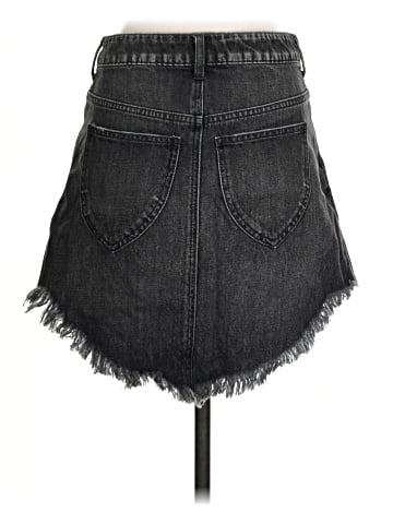 We the Free Denim Skirt (view 2)