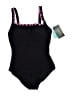 Profile Hearts Black One Piece Swimsuit Size 10 - photo 1