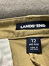 Lands' End Solid Tan Khaki Shorts Size 12M - photo 3