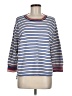 CAbi Stripes Blue Pullover Sweater Size M - photo 1