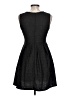 Blue Rain 100% Polyester Tweed Black Casual Dress Size L - photo 2