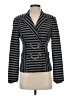Cache Stripes Gray Blazer Size 4 - photo 1