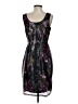 Donna Ricco Graphic Floral Black Cocktail Dress Size 4 - photo 2