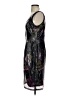 Donna Ricco Graphic Floral Black Cocktail Dress Size 4 - photo 5