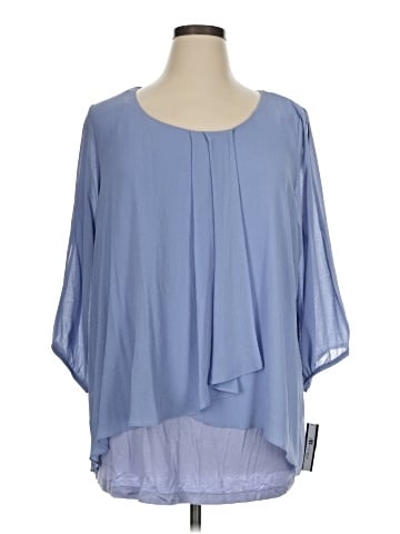 AB Studio 3/4 Sleeve Blouse (view 1)