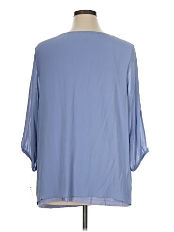 AB Studio 3/4 Sleeve Blouse (view 2)