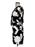 Ark & Co. 100% Polyester Print Black Cocktail Dress Size S - photo 5