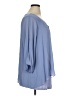 AB Studio 100% Polyester Blue 3/4 Sleeve Blouse Size 1X - photo 4