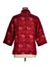 Chico's Design Floral Red 3/4 Sleeve Button-Down Shirt Size XL (3) - photo 2