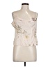 PrettyLittleThing 100% Polyester Ivory Sleeveless Blouse Size 12 - photo 1