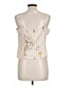 PrettyLittleThing 100% Polyester Ivory Sleeveless Blouse Size 12 - photo 2