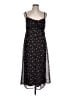 No Boundaries 100% Polyester Floral Black Casual Dress Size L - photo 1