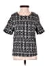 Glamorous Black Short Sleeve Top Size 8 - photo 1