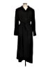 Gallery 100% Polyester Black Trenchcoat Size 12 - photo 1