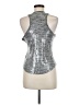 Pilcro Silver Sleeveless Top Size M - photo 2