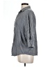 Zara Basic Gray 3/4 Sleeve Button-Down Shirt Size L - photo 5